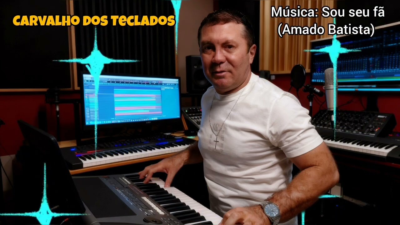 Carvalho dos teclados,  cover  sou seu fã .