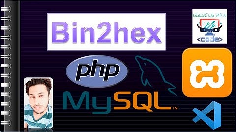 Bin2Hex Function || PHP || EXCELLENT CODE WITH AJ