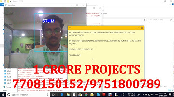 Age And Gender Classification In Opencv Python - 1Crore Projects
