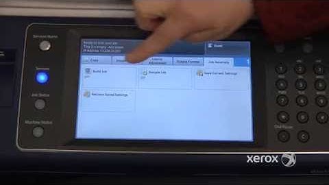 Xerox WorkCentre 7800 Family - Copy Job Assembly Tab