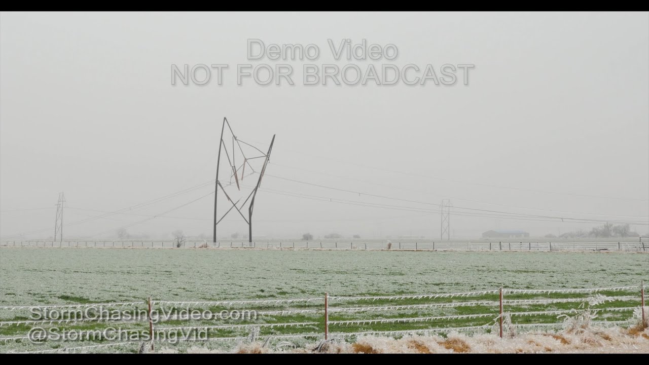 Canadian County, Oklahoma Ice Storm Aftermath - 11/29/2015