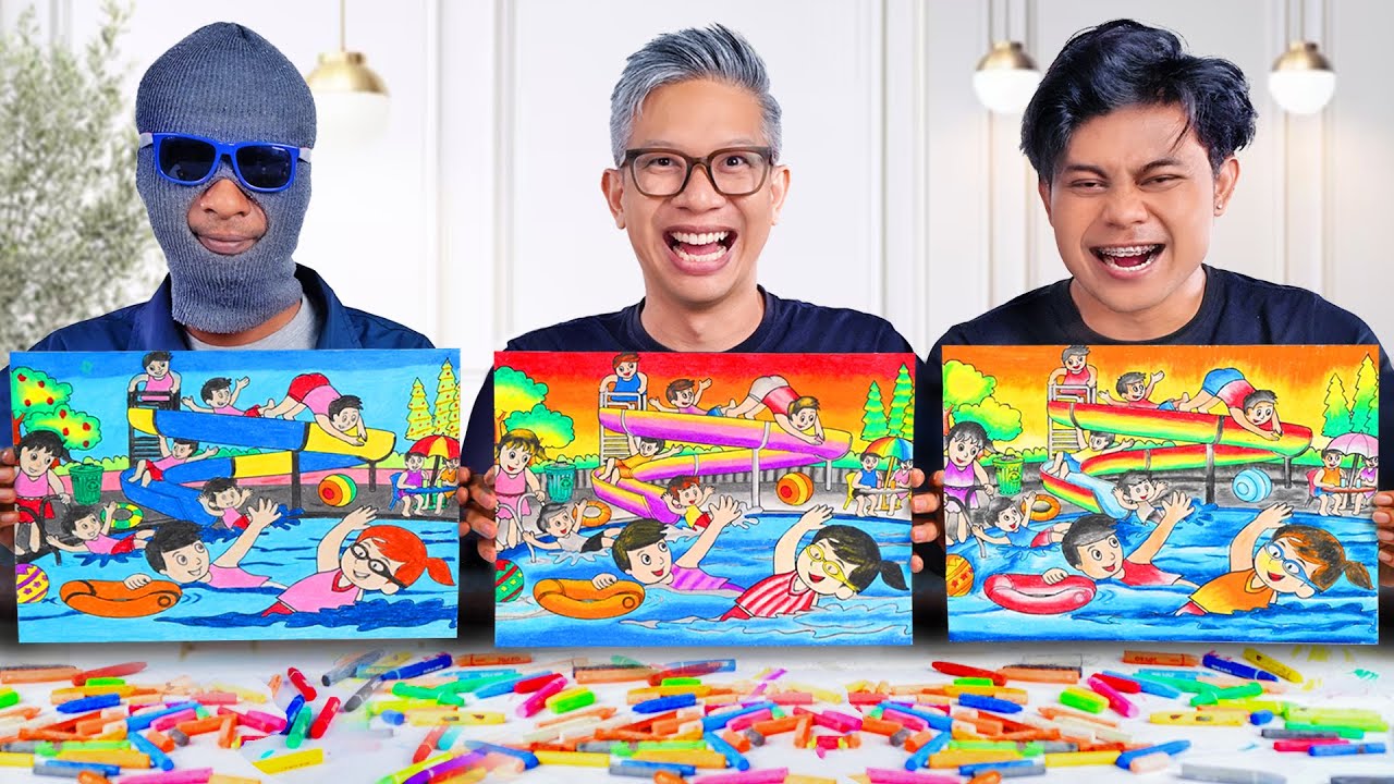 SIAPA BISA MEWARNAI GAMBAR ANAK SD TERBAIK??!!