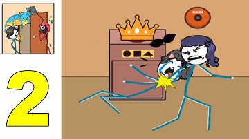 Skip Troll (WEEGOON) - The Stickman Brain Puzzle Game - All Levels 31-65 Gameplay Walkthrough Part 2