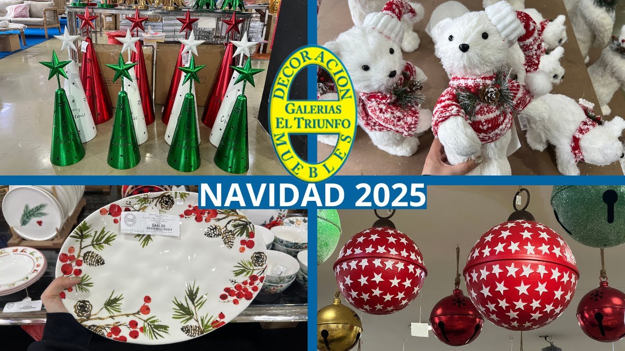 Recorrido navideño en Galerías El Triunfo ¡Todo está HERMOSO y con descuento!