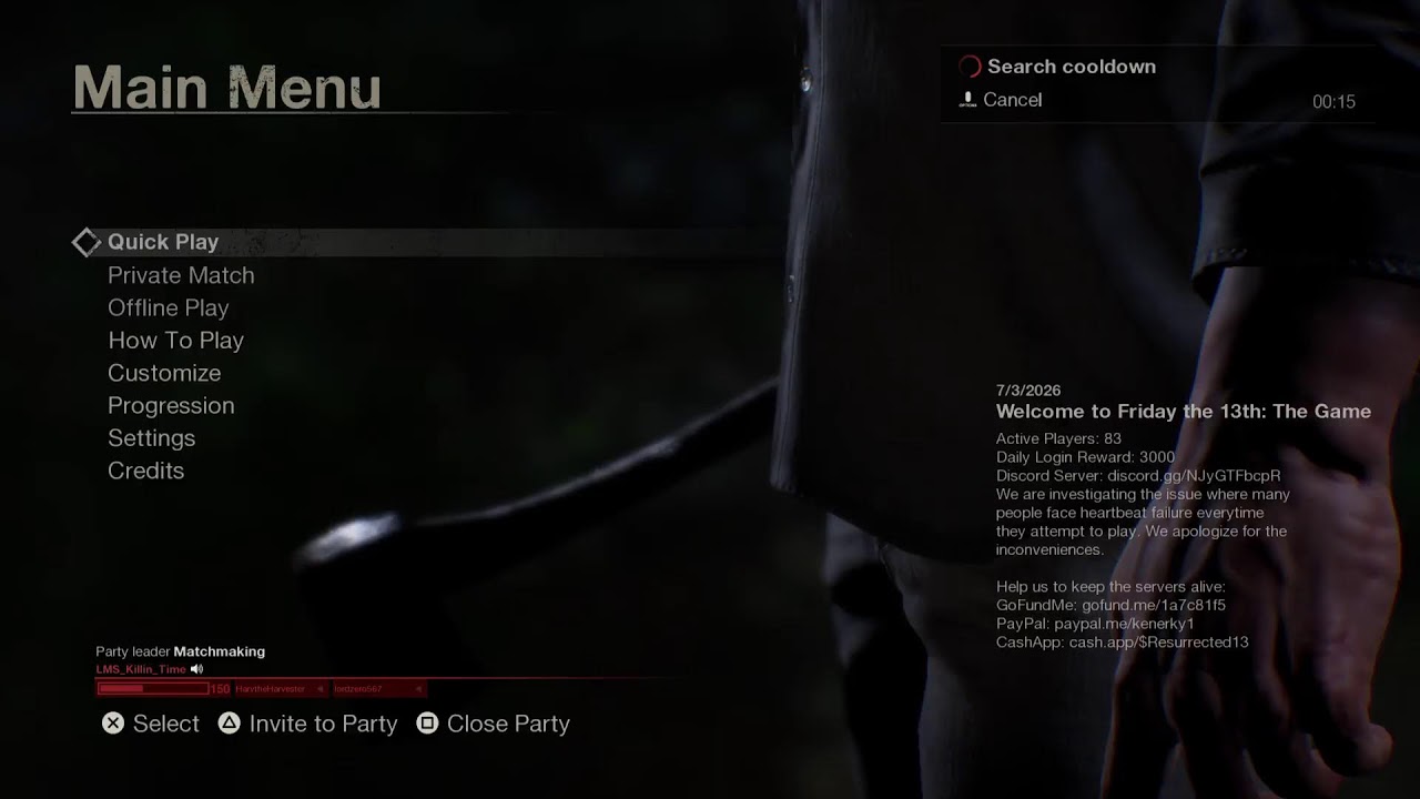 Friday The 13th The Game!! Evil Lurks!! With KillinTime!!