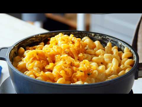 Cómo hacer macarrones con queso y cebolla: el delicioso clásico americano