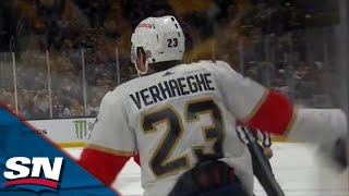 Panthers' Carter Verhaeghe Scores Off Great Fake-Shot Feed From Matthew Tkachuk Profile