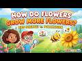 Pollination for Kids! 🐝 How Do Flowers Grow More Flowers? | Lexi &amp; Lingo Kids Cartoon #Pollination