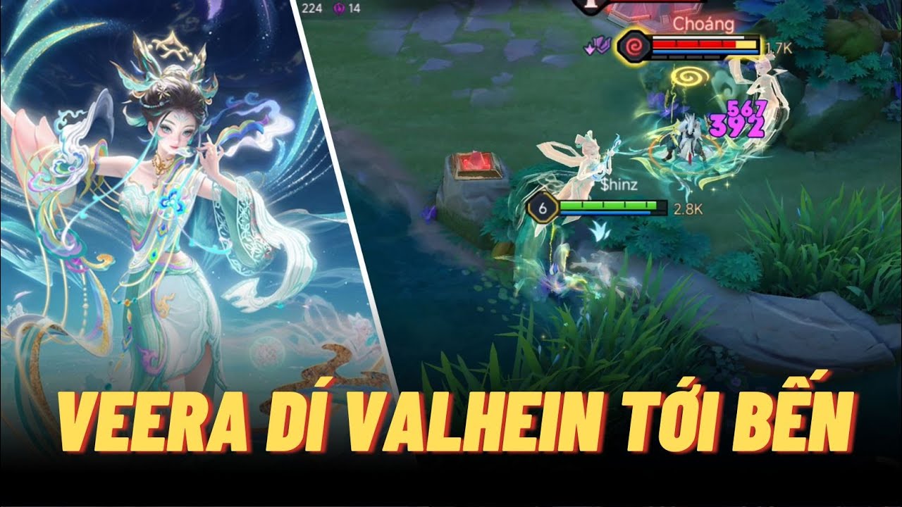 Icyfoxx cầm Veera dí Valhein khắp map, gặp là hôn ép không cho xanh lụm luôn 1 sao | Liên Quân