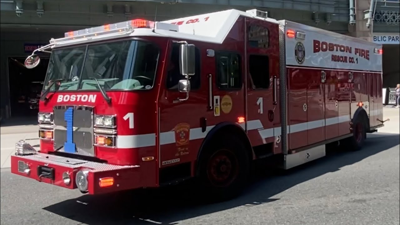 Boston Fire Department Rescue 1 Responding YouTube Boston Fire Department Rescue 1 Responding YouTube