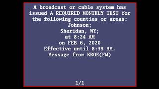 Valid Tones Eas Mock North Central Wyoming Rmt 02062020