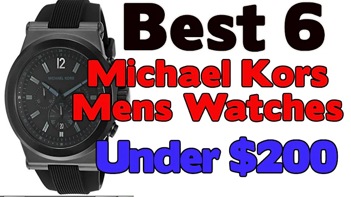 6 Best Michael Kors Mens Watches Amazon under $200