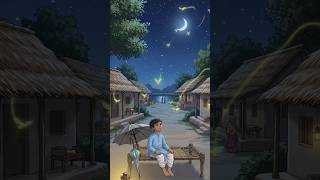 The Little Lost Bird 🐦 | Heart Touching 2D Village Story | Ghibli Inspired #Shorts