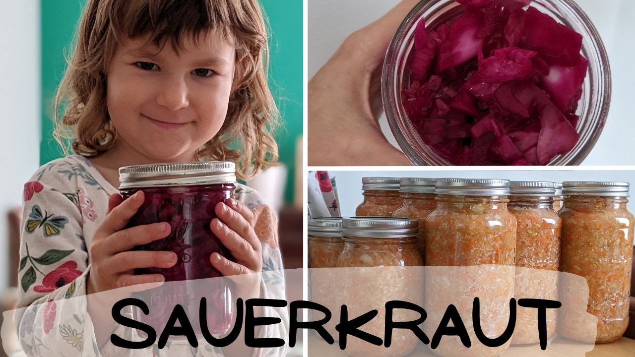 SAUERKRAUT Two ways of fermenting YouTube