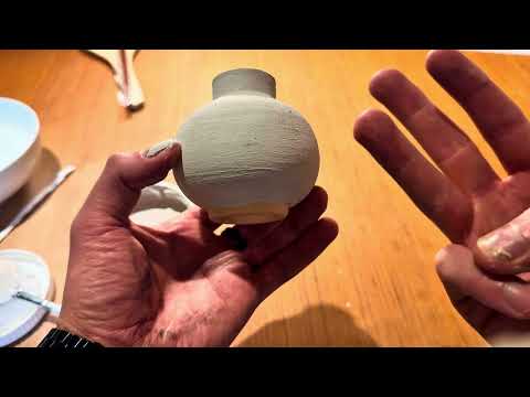 Glost Slate Lava Glaze Review: Testing Layers on Moon Vase & Tiles
