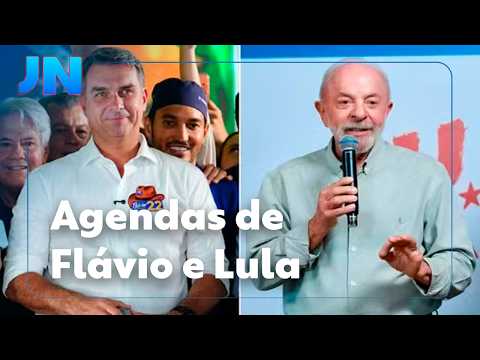 JN: How Lula and Flávio Bolsonaro spent their day in the runoff race