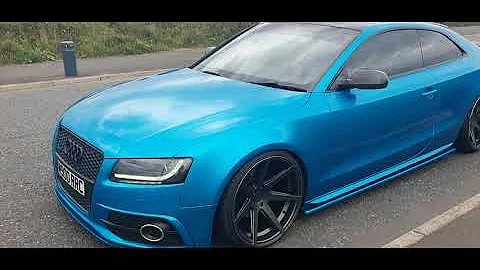 Audi A5 2.0tdi SUPER LOUD exhaust  :o  Rohana rc7 wheels