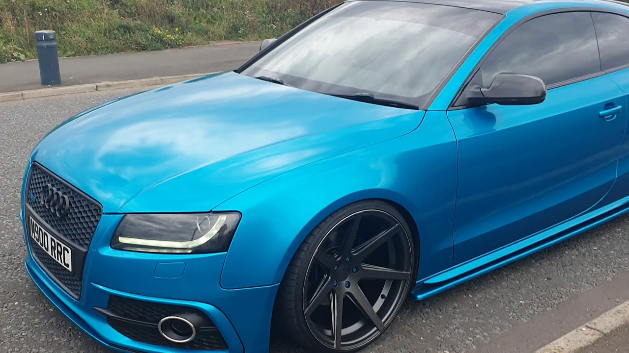 Audi A5 B8 Blue Rohana RC7