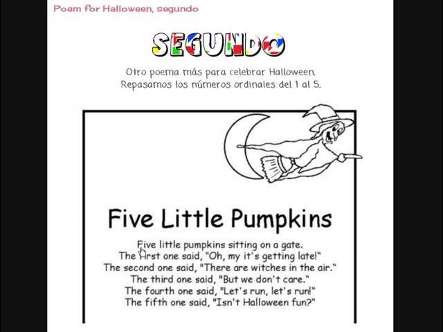 5-little-pumpkins-poem-youtube for 5 Little Pumpkins Poem Free Printable 5 little pumpkins poem - YouTube for 5 Little Pumpkins Poem Free Printable