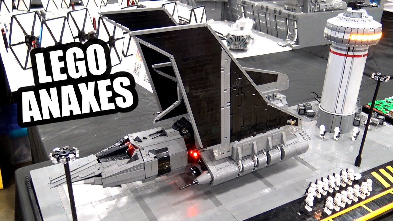 LEGO The Bad Batch Anaxes Shuttle Landing Scene from Star Wars: The Clone Wars