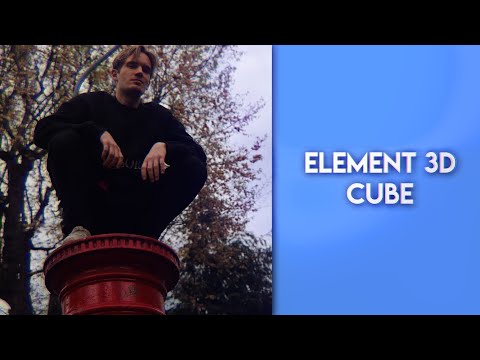 Element 3D cube Tutorial - After Effects (check description)