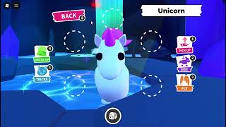 Making a neon unicorn in Adopt Me !