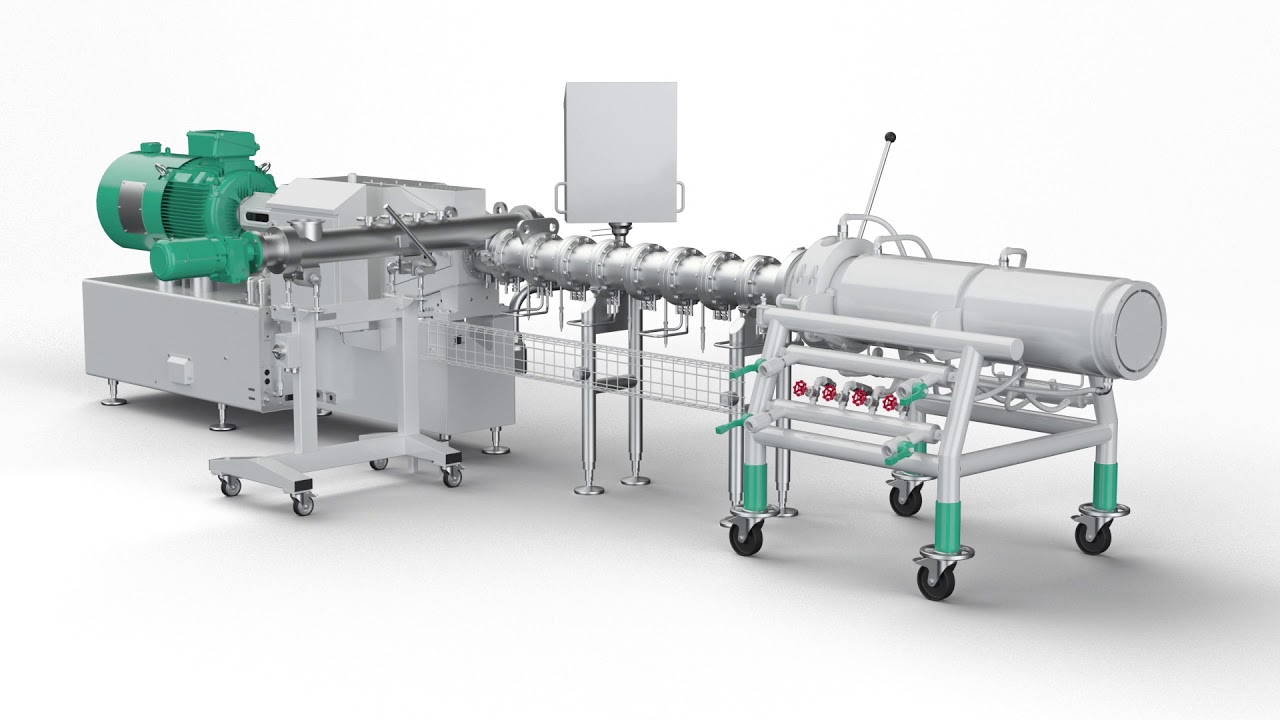 Bühler Extruder PolyCool 1000 YouTube