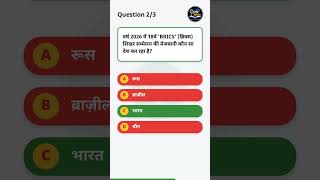 20 June Current Affairs Quiz | Daily GK Quiz |