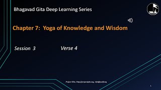 Web Session 03 - Chapter 7:Verses 4
