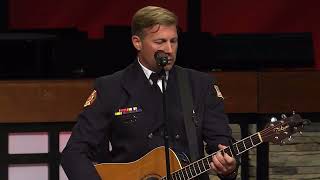 Memphis Fire Fighter Chip Eddleman Singing Driver at funeral service for David Pleasant.