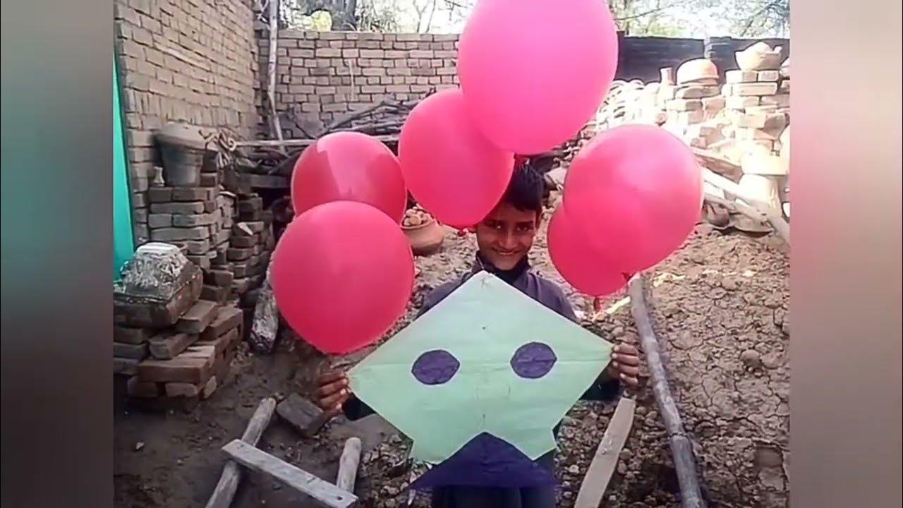 HOW To Fly KITE WITHOUT AIR FROM BLOON/ NEW KITE FLYING METHOD. YouTube