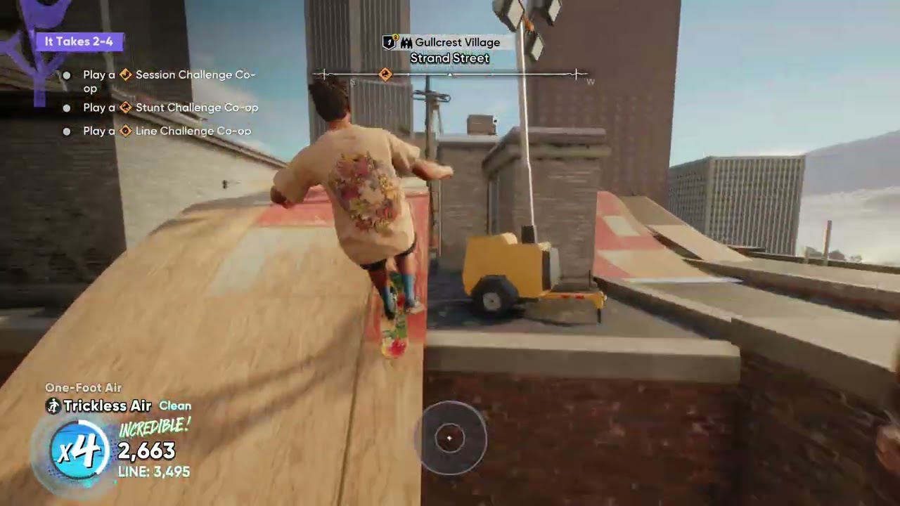 another rooftop jump in Skate.