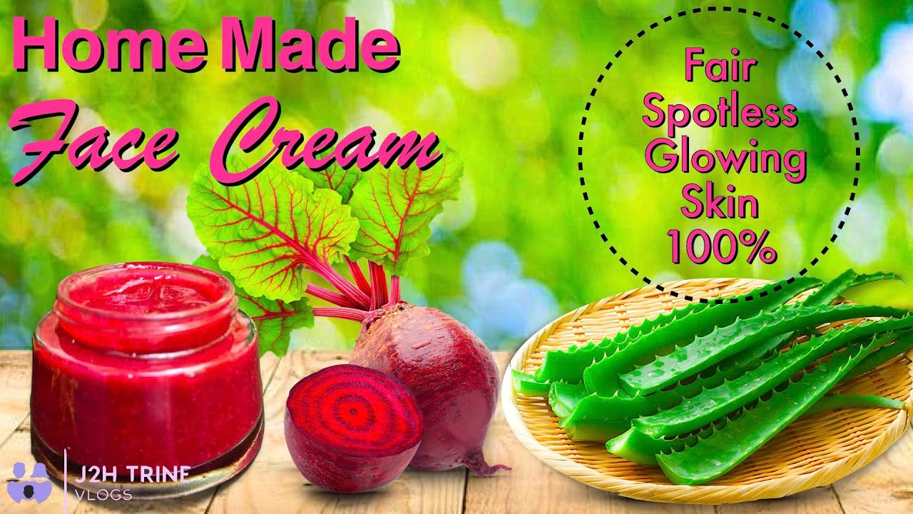 DIY Beetroot Face Cream Clear Glowing Skin Anti Aging Skin