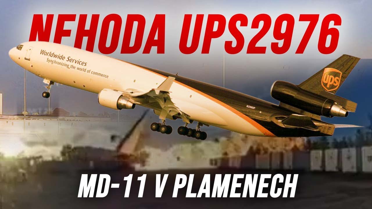 LETADLO BEZ MOTORU: Nehoda MD-11 na letu UPS 2976 v Louiseville, USA