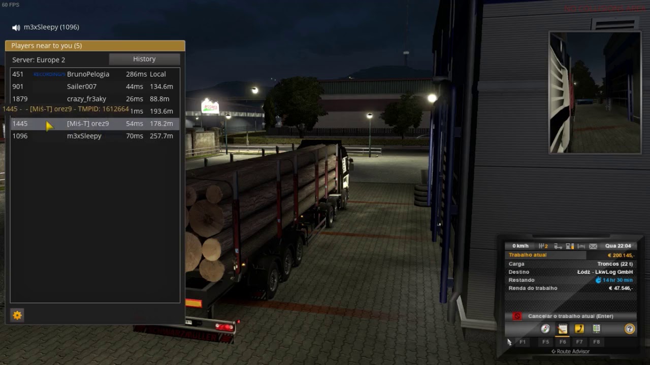 TruckersMP Player CB Radio Abbuse YouTube