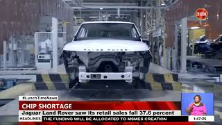 Global chip shortage: Jaguar Land Rover loses £9m