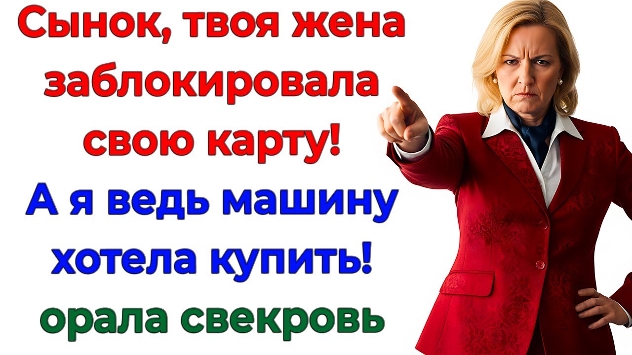 Хотела машину? Получила иск в суд! Свекровь осталась без денег! женские истории невестка рассказы