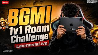 BGMI 1v1 TDM Room Live | Close Range Fight & Headshots #bgmi #bgmi1v1 #tdmroom Ipad air m4