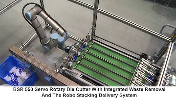 Automated Card Production and Packing using a Cobot on the BSR 550 Servo