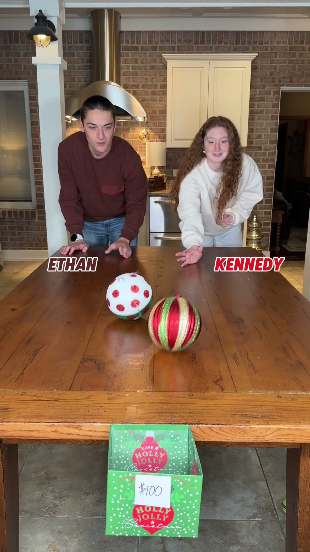 Big ornament money ball! #familygames #christmasgames #holidaygames