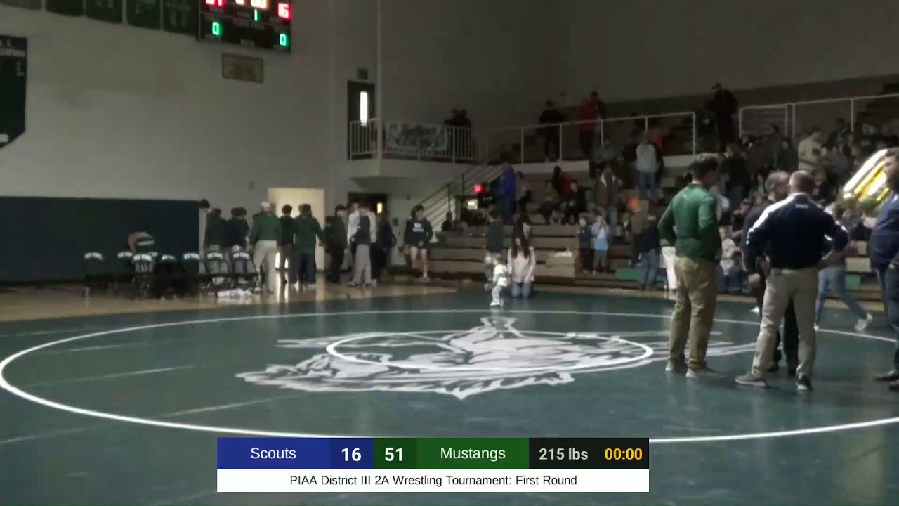 2024 PIAA District III Wrestling First Round West Perry vs Conrad