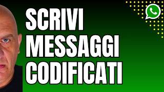 Segreti WhatsApp Scrivi Messaggi CODIFICATI con Lingojam! | Whatsapp dalla A alla Z