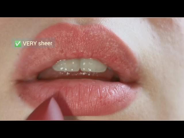 GIVENCHY Le Rouge Sheer Velvet Blurring Powder Matte Lipstick No. 17, 39 -  YouTube