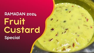 (RAMADAN SPECIAL 2024) Fruit custard Recipe | How to make FRUIT CUSTARD | Flavour And Zaika