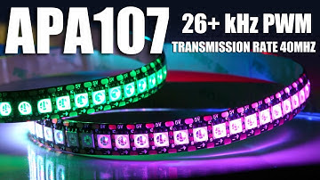 Fastest APA107 HD107S Individually Addressable LED Strips - transmission rate 30MHZ
