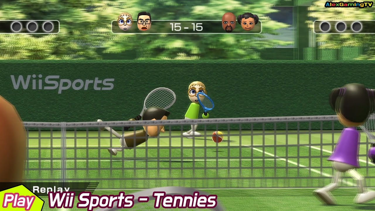 Wii Sports Tennis ( Nintendo, 2006) for Wii #044 (Player Sam) - YouTube