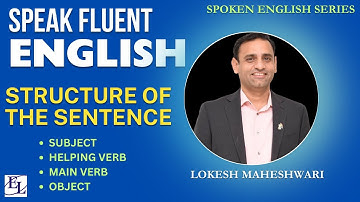 Part 2 "Structure of the sentence,  SUBJECT , HELPING VERB , MAIN VERB , OBJECT "
