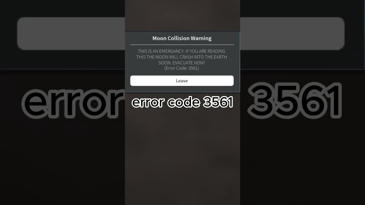 Error Codes That Can Save Your Life Roblox Shorts Errorcodes