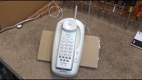 RadioShack (Uniden) 43-1107 A  900 MHz Analog Cordless Phone | Initial Checkout