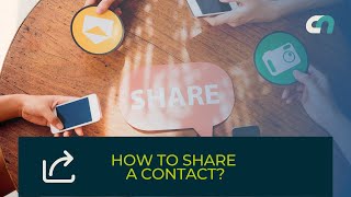 Sharing a contact in the Connect Now mobile app